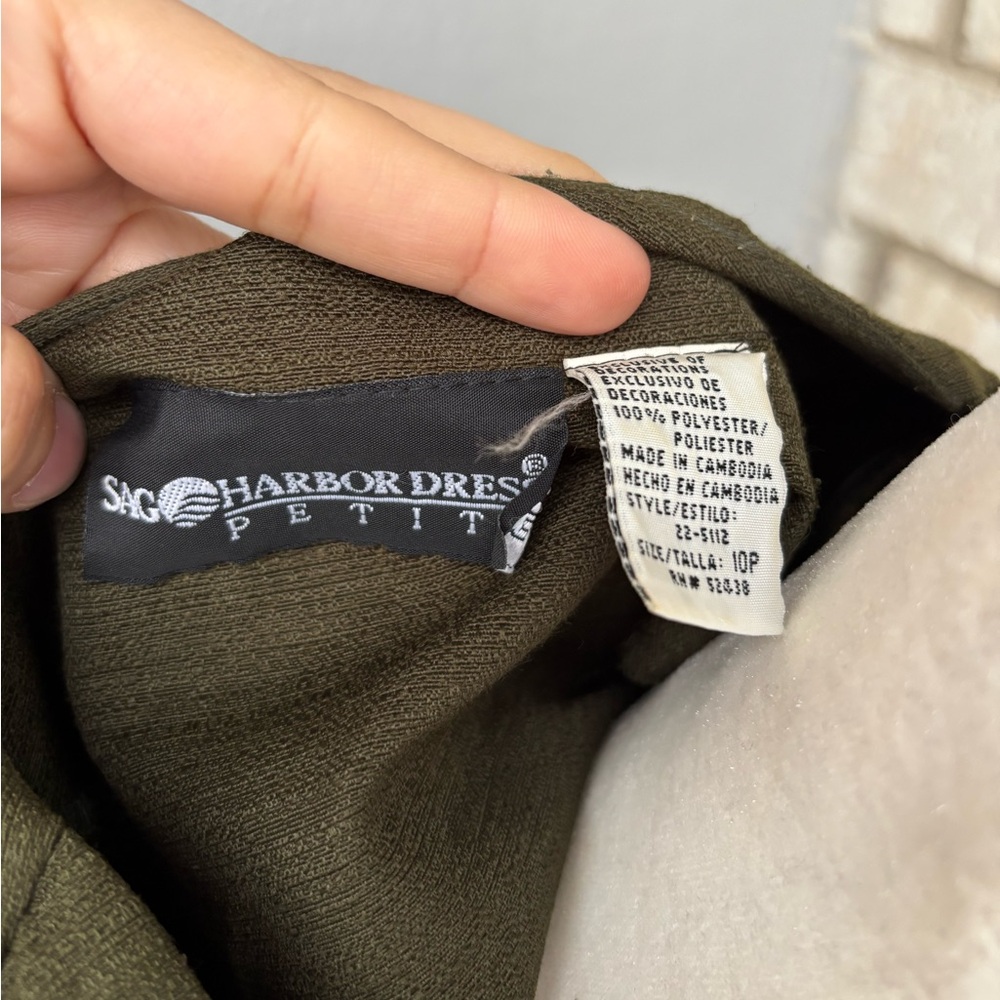 Sag Harbor Vintage Green Pants Set - Picture 10 of 10